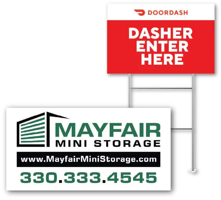 Custom business signs and banners